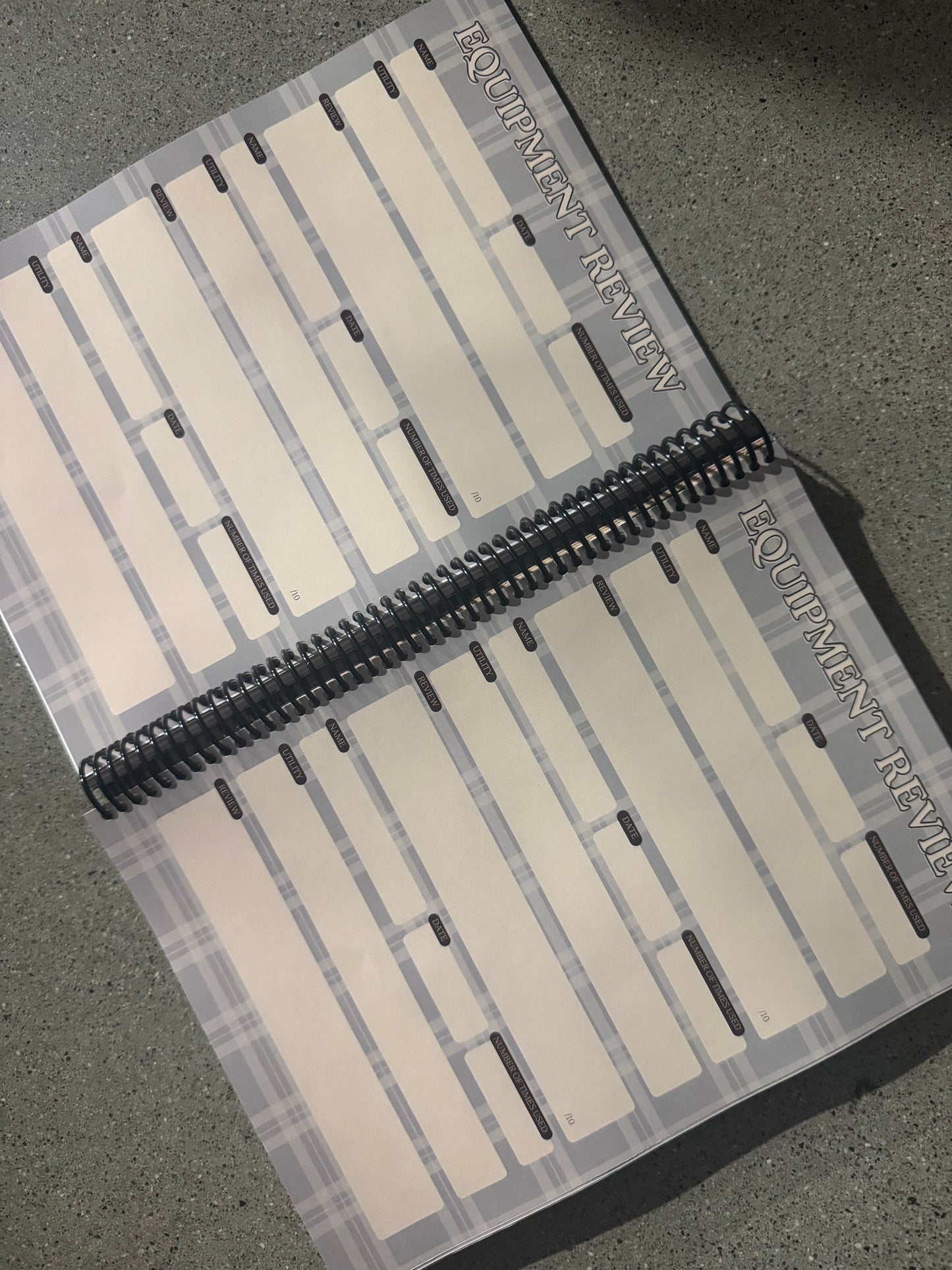 Horse training journal