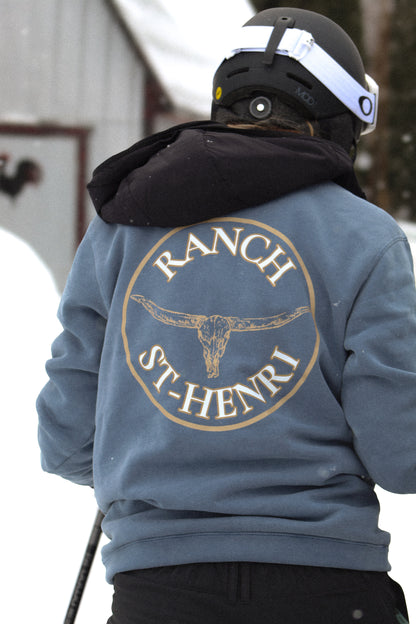 Crewneck ''Bull'' bleu 