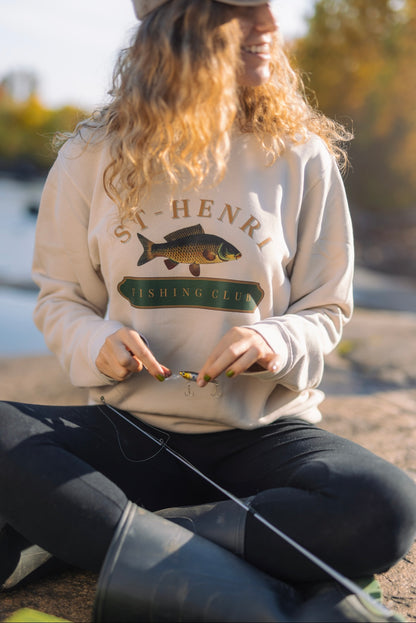 ''Fishing club'' Crewneck