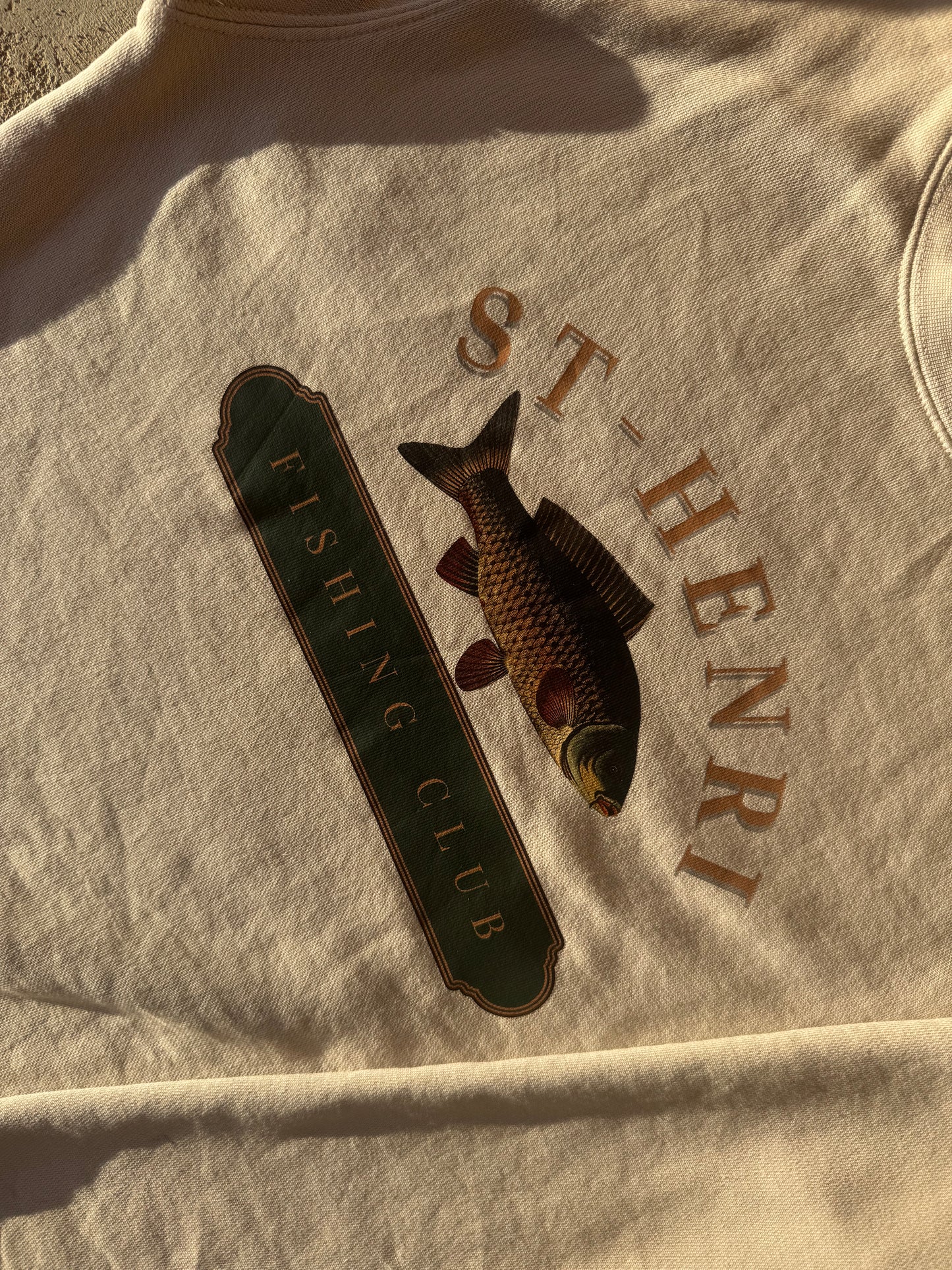 ''Fishing club'' Crewneck