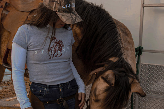 Le t-shirt ''Cowgirl up!''