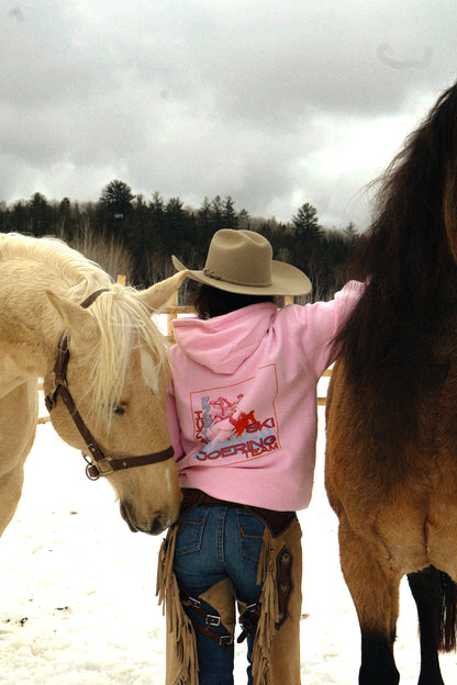 Ski joering team hoodie - Pink