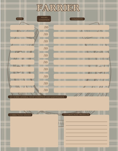 Horse training journal - Ebook