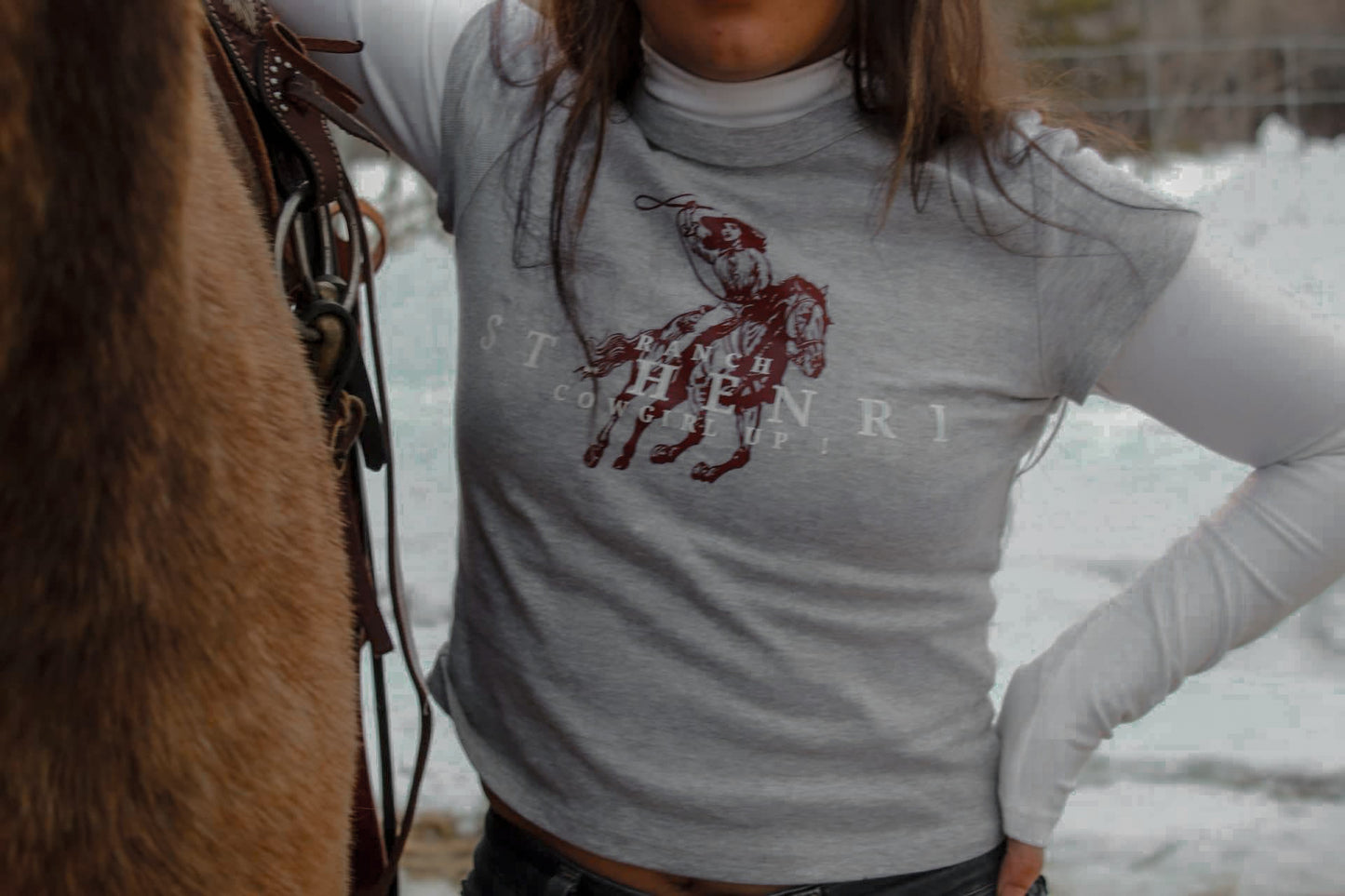 ‘’ Cowgirl up! ‘’ T-shirt