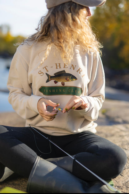 ''Fishing club'' Crewneck