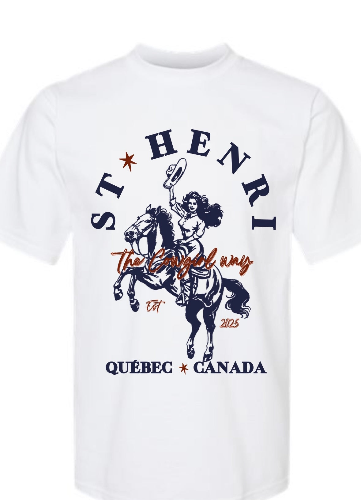 ''The Cowgirl way'' T-shirt