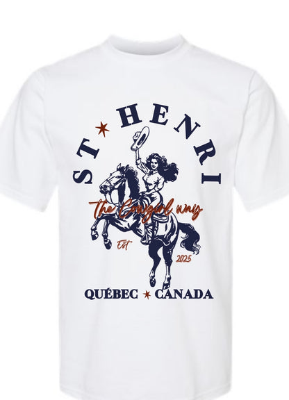 ''The Cowgirl way'' T-shirt
