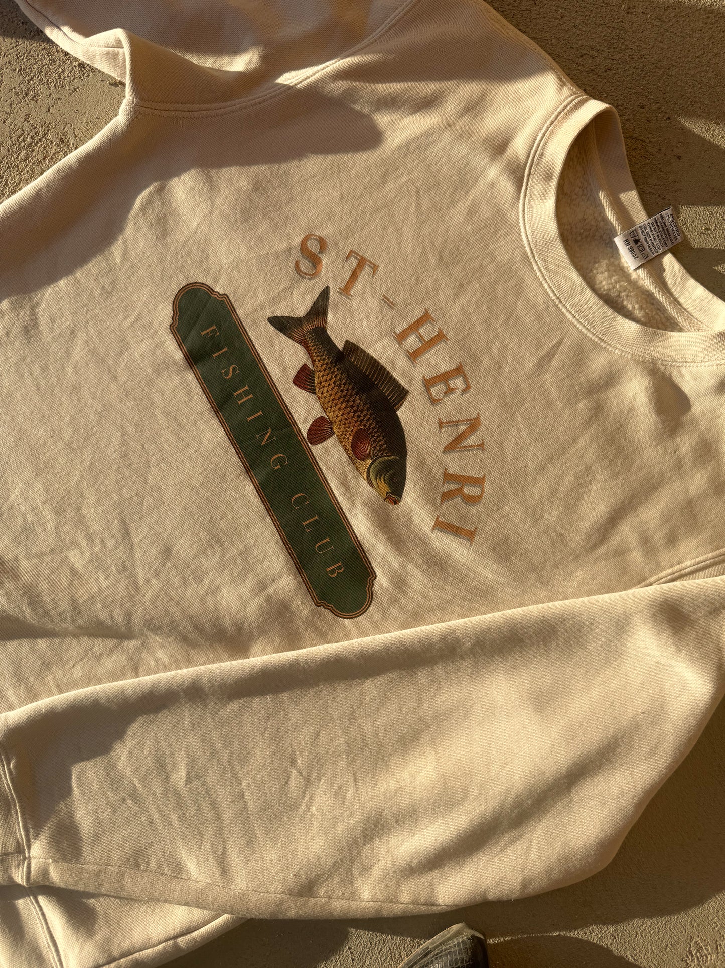 ''Fishing club'' Crewneck