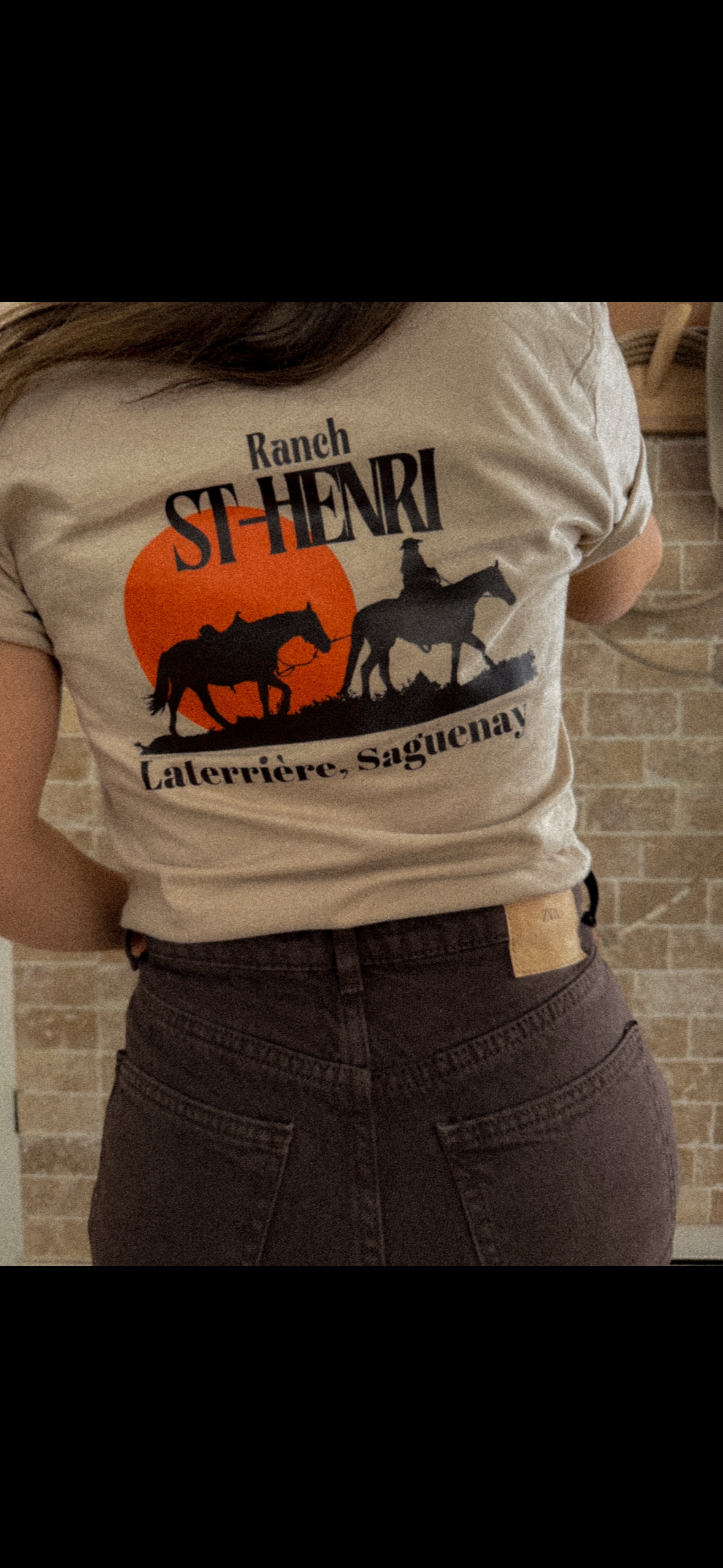 ‘’ Sunset’’ T-shirt beige