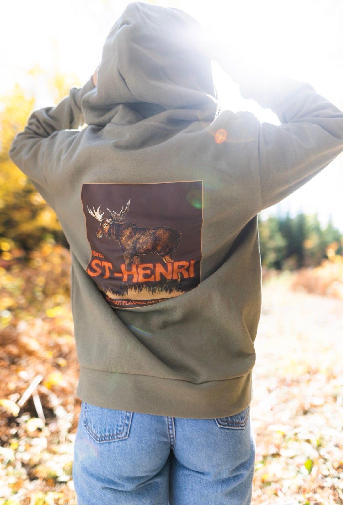 ''MOOSE'' Hoodie, Green