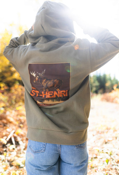 ''MOOSE'' Hoodie, Green