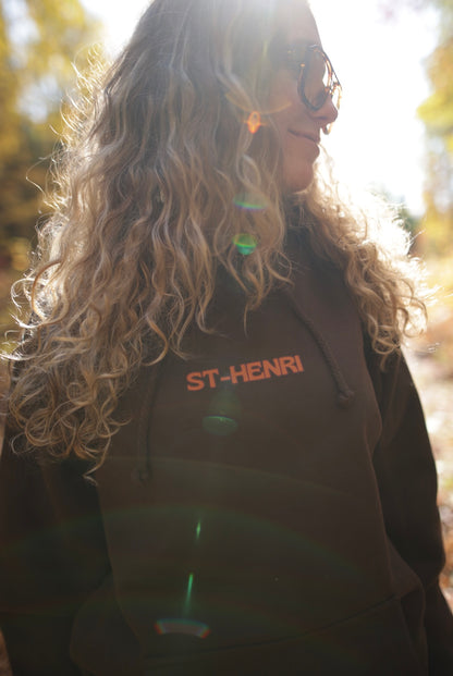 ''MOOSE'' Hoodie, brown